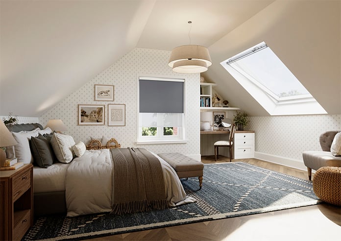 Rimini (Blackout), Storm Cloud & Optima Tide - Double Roller Blind - Image 6